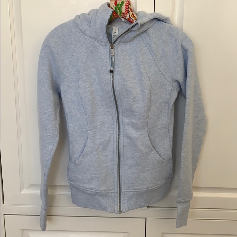 Lululemon Light Blue Scuba Hoodie Size 2